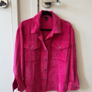 Wild Fable Hot Pink Corduroy Shacket